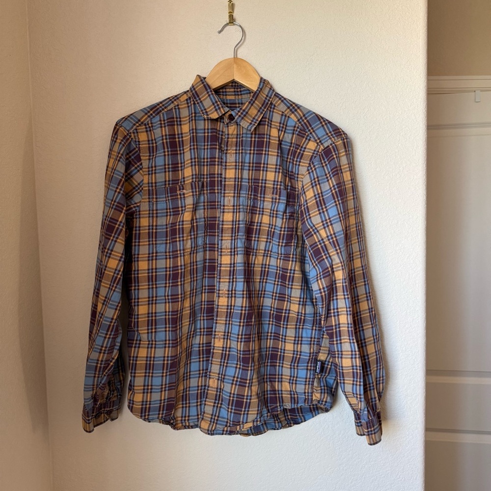 Patagonia Men's Long-Sleeved Pima Cotton Shirt Size Small